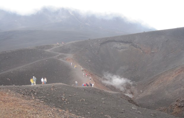 On the higher slopes of Mount Etna