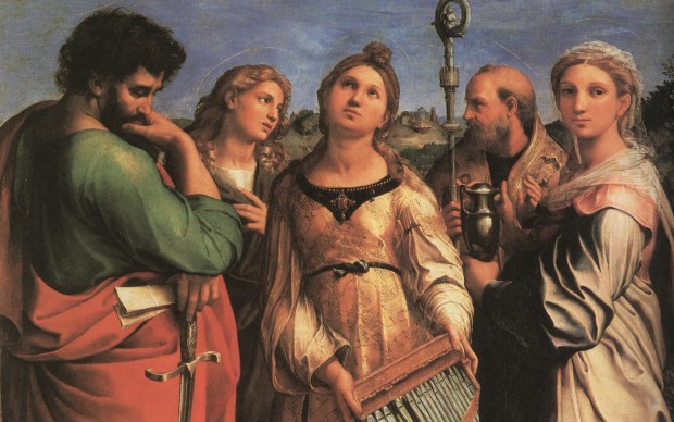 Raphael: St Cecilia (detail)
