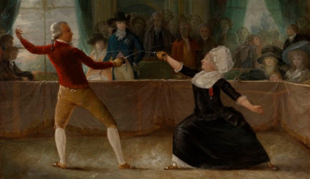 Robineau: The Fencing Match between the Chevalier de Saint-George and the Chevalier d'Eon