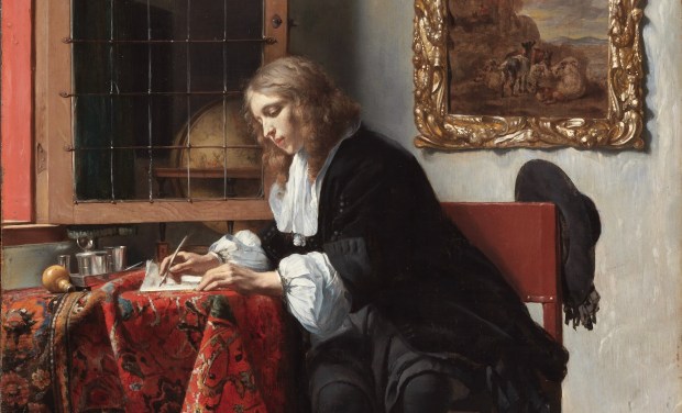 Metsu: Young man writing a Letter