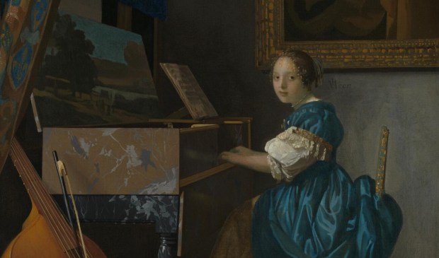 Vermeer: Young Woman at a Virginal