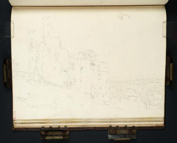 Turner: Harewood Castle from the South-East